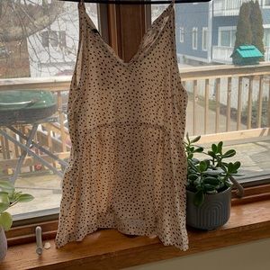 Brown Polka Dot Tank Top NWT